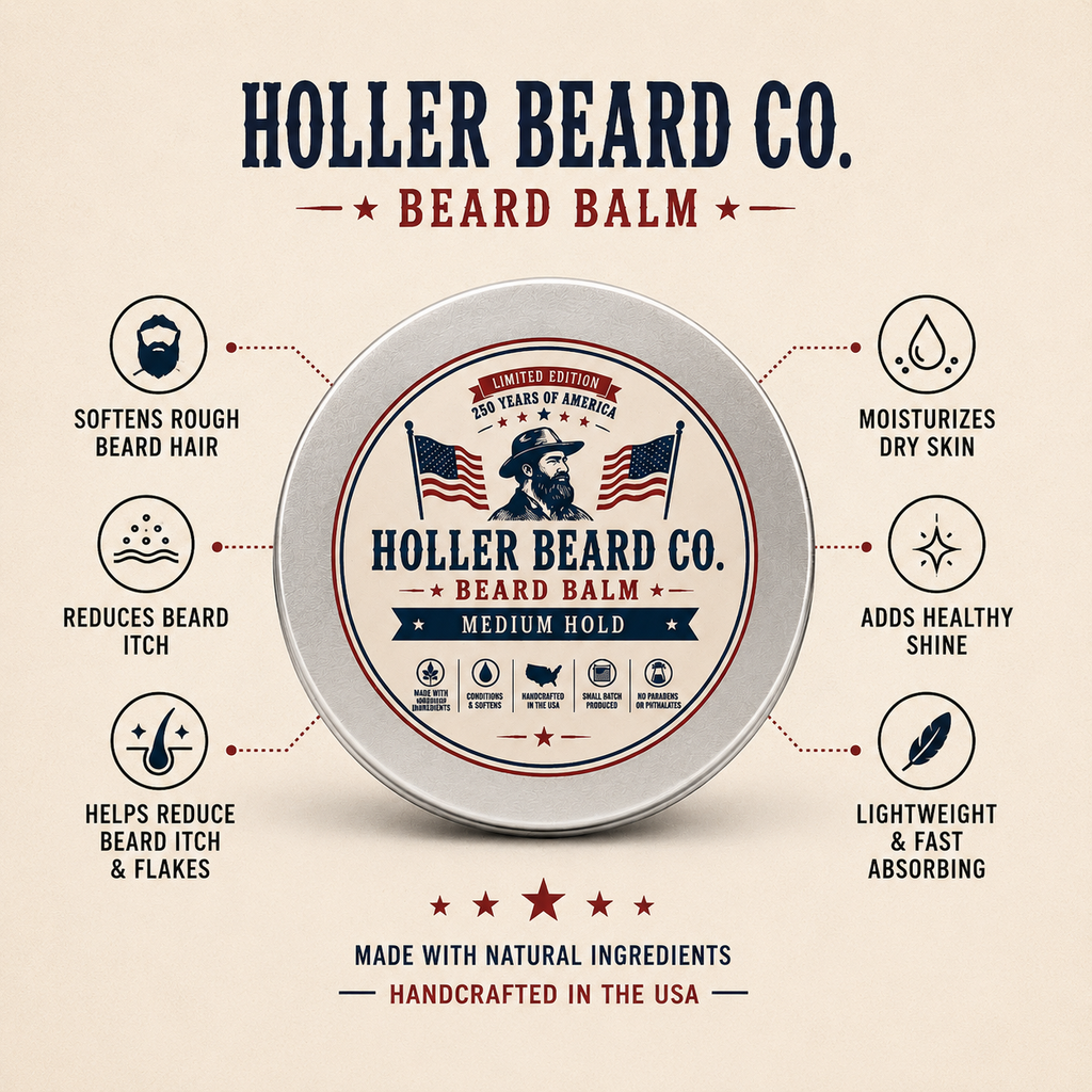 Holler Beard Co. Combo - Star Spangled