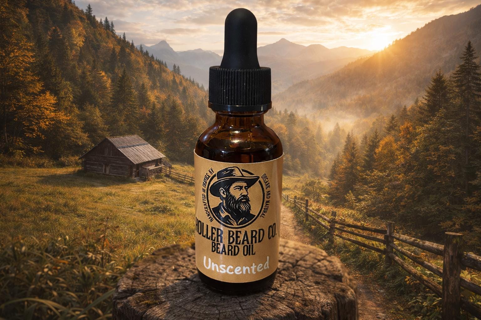 Unscented Beard Oil - 1oz