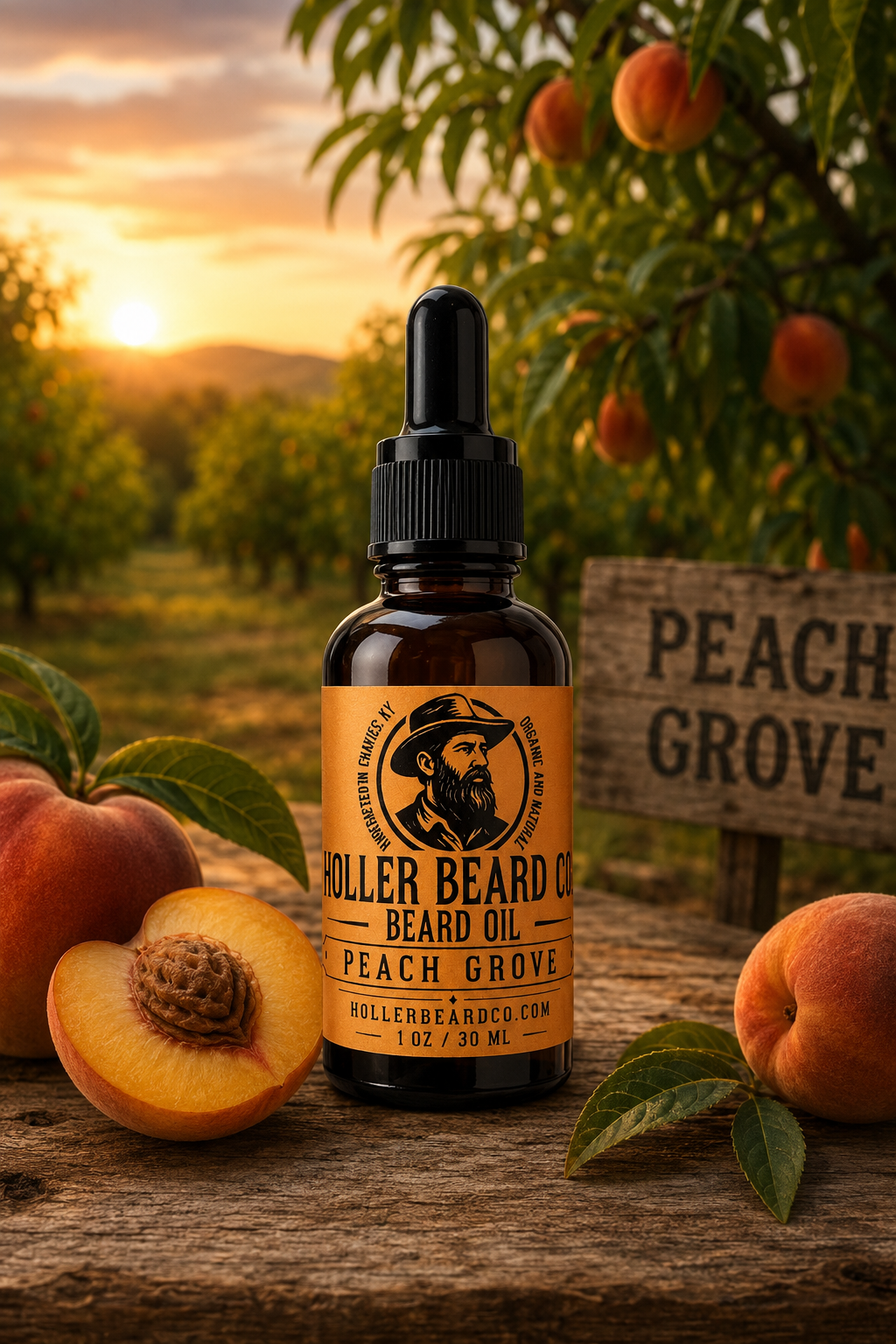 Peach Grove Beard Oil - 1oz